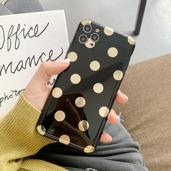 ⚠️LAST⚠️ NEW iPhone 11ProMax Big Dot Gold case - Picture 2 of 6